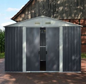 Hecht HECHT 12x10 PLUS DOMEK NARZEDZIOWY OGRODOWY NA NARZĘDZIA CIEMNOSZARY WIATA MEBLE OGRODOWE 367 x 301 cm 3