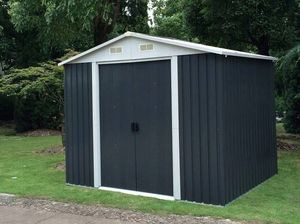 Hecht HECHT 12x10 PLUS DOMEK NARZEDZIOWY OGRODOWY NA NARZĘDZIA CIEMNOSZARY WIATA MEBLE OGRODOWE 367 x 301 cm 4