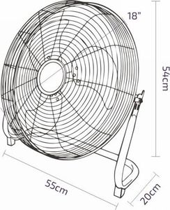 Wentylator Tevo FAN2.A.05 srebrny 3