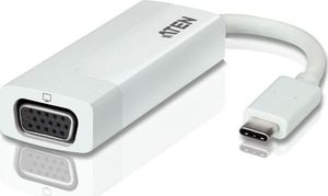 Adapter USB Aten USB-C - VGA Biały  (UC3002A-AT) 1