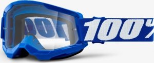 100% Gogle 100% STRATA 2 JUNIOR BLUE (Szyba Przezroczysta Anti-Fog, LT 88%-92%) (NEW) 3