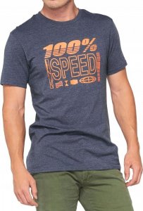 100% T-shirt 100% TRADEMARK krótki rękaw navy heather roz. M (NEW) 2