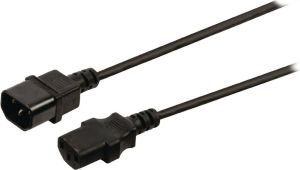 Kabel zasilający Valueline IEC-320-C14 - IEC-320-C13 2m Czarny (VLEP10500B20) 1