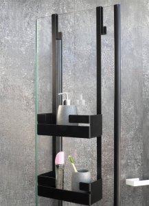 Koszyk prysznicowy Deante Mokko prostokątny czarny (ADM N54K) 3