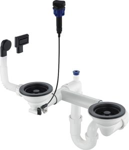 Syfon Deante Deante Deante Syfon Space Saver do zlewozmywaków granitowych 1,5 i 2-komorowych 4