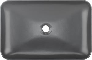 Umywalka Deante Tess nablatowa 60cm czarna 3