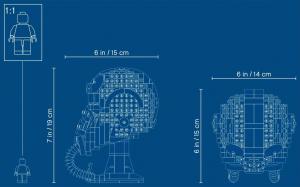 LEGO Star Wars Hełm pilota myśliwca TIE (75274) 11