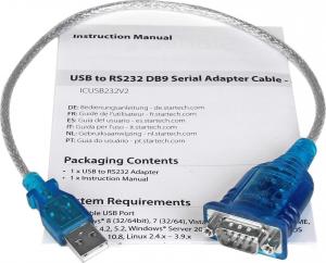 Adapter USB StarTech USB-A - RS-232 Niebieski  (ICUSB232V2) 6