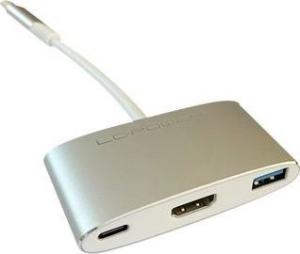 Stacja/replikator LC-Power LC-Power USB 3.0 1-Port MULTI extern Typ-C 1