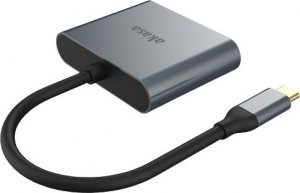 Stacja/replikator Akasa USB-C - HDMI x2 Szary  (AK-CBCA26-18BK) 3