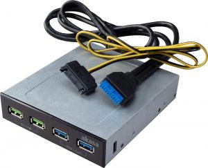 Akasa Panel przedni 2x USB 3.2 Gen 1 + 2x USB QC3.0 (AK-ICR-34) 2