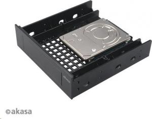 Akasa Ramka 5.25" na dysk 3.5"/2.5" + kable SATA (AK-HDA-12) 3