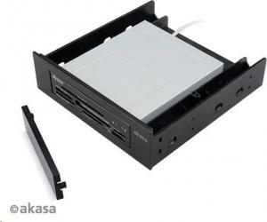Akasa Ramka 5.25" na dysk 3.5"/2.5" + kable SATA (AK-HDA-12) 5
