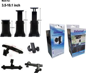 Uchwyt Mobilari do tabletu samochodowy na zagłówek czarny 3.5" - 10'' (M111016) 6
