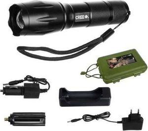 Latarka Iso Trade Latarka taktyczna LED Cree XML-06 uniw 1