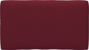 vidaXL Poduszka na sofę z palet, czerwona, 70x40x12 cm 1