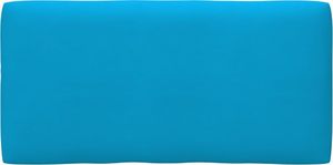 vidaXL Poduszka na sofę z palet, niebieska, 80x40x12 cm 1