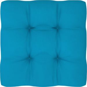 vidaXL Poduszka na sofę z palet, niebieska, 80x80x12 cm 1