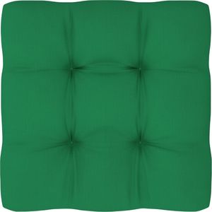 vidaXL Poduszka na sofę z palet, zielona, 80x80x12 cm 1