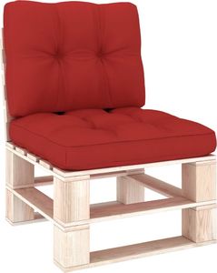 vidaXL Poduszki na sofę z palet, 2 szt., czerwone (314489) 1