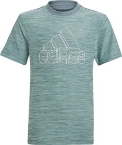 Adidas adidas JR Aeroready Heather t-shirt 899 : Rozmiar - 140 cm 1