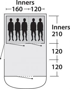 Namiot turystyczny Outwell Lawndale 500 3