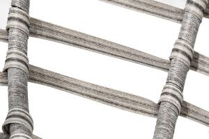 Saska Garden Huśtawka fotel wiszący 2 osobowy Duet Luxe szary 5