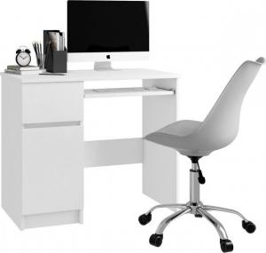 Biurko Nore Białe 90 cm x 50 cm 3