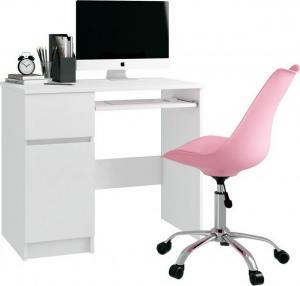 Biurko Nore Białe 90 cm x 50 cm 4