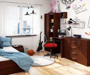 Biurko Nore Star Brązowe 68 cm x 51 cm 4