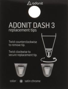Adonit Końcówka rysika do Dash 3 2 szt. Srebrna 4
