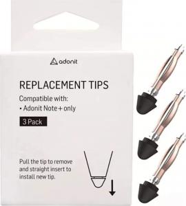 Adonit Końcówka rysika Adonit Note+ 3 szt. Czarna 2