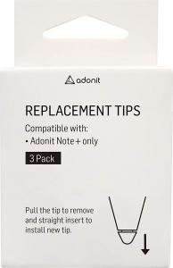 Adonit Końcówka rysika Adonit Note+ 3 szt. Czarna 3