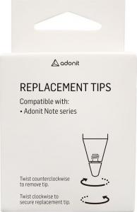 Adonit Końcówka rysika do Note/Note-M 3 szt. Czarna 2