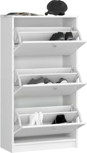 Nore Batų spintelė NORE 3, balta 2