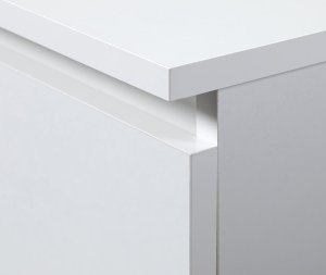 Nore Batų spintelė NORE 3, balta 4