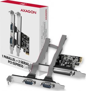 Kontroler Axagon PCIe 2.0 x1 - 2x RS-232 + 1x LPT (PCEA-PSN) 2