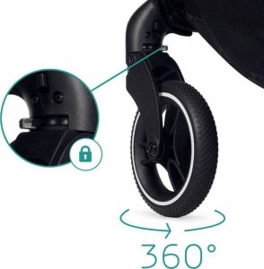 Wózek KinderKraft Spacerówka All Road Bird beżowa 15