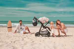 Wózek KinderKraft Spacerówka All Road Bird beżowa 18