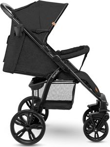 Wózek Lionelo Annet Plus wózek spacerowy / spacerówka na każdy teren • Black Carbon 11