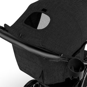 Wózek Lionelo Annet Plus wózek spacerowy / spacerówka na każdy teren • Black Carbon 18