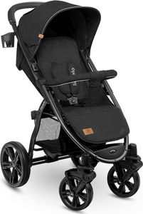 Wózek Lionelo Annet Plus wózek spacerowy / spacerówka na każdy teren • Black Carbon 4