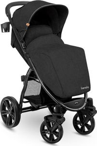 Wózek Lionelo Annet Plus wózek spacerowy / spacerówka na każdy teren • Black Carbon 5