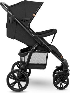 Wózek Lionelo Annet Plus wózek spacerowy / spacerówka na każdy teren • Black Carbon 10