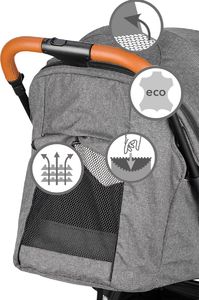 Wózek Kidwell Wózek spacerowy MAVERO srebrny, brąz 6