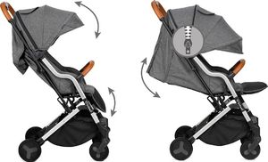 Wózek Kidwell Wózek spacerowy MAVERO srebrny, brąz 8