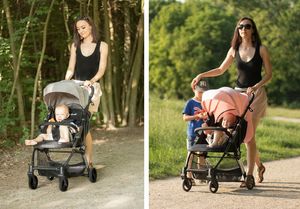 Wózek Kidwell Wózek spacerowy FLASH RÓŻOWY 4