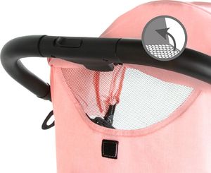 Wózek Kidwell Wózek spacerowy FLASH RÓŻOWY 8