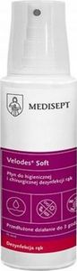 Medisept MEDISEPT Velodes Soft 250 ml z atomizerem Płyn do higienicznej i chirurgicznej dezynfekcji rąk 1