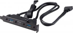 Akasa Wspornik I/O 2x USB 3.2 Gen 2 + USB-C (AK-CBUB52-50BK) 2